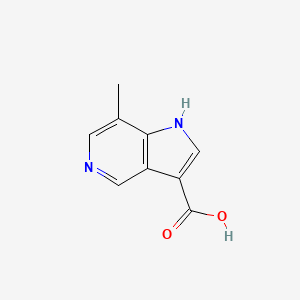 molecular formula C9H8N2O2 B1613181 7-Methyl-1H-pyrrolo[3,2-c]pyridine-3-carboxylic acid CAS No. 1000341-52-5