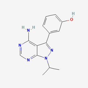 3-[4-Amino-1-(1-Methylethyl)-1h-Pyrazolo[3,4-D]pyrimidin-3-Yl]phenol