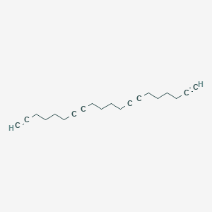molecular formula C20H26 B1613198 1,7,13,19-EICOSATETRAYNE CAS No. 872-27-5