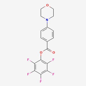 Pentafluorophenyl 4-morpholin-4-ylbenzoate