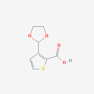 3-(1,3-Dioxolan-2-yl)thiophene-2-carboxylic acid