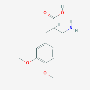 2-Aminomethyl-3-(3,4-dimethoxyphenyl)propionic acid