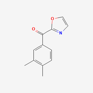 (3,4-Dimethylphenyl)(oxazol-2-yl)methanone