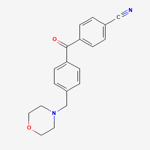 4-Cyano-4'-morpholinomethyl benzophenone