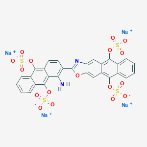 molecular formula C29H14N2Na4O17S4 B161325 Einecs 233-349-4 CAS No. 10126-90-6