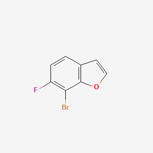 molecular formula C8H4BrFO B1613270 7-Bromo-6-fluorobenzofuran CAS No. 286836-05-3