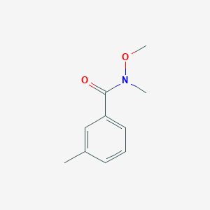 molecular formula C10H13NO2 B161329 N-Methoxy-N,3-dimethylbenzamide CAS No. 135754-82-4