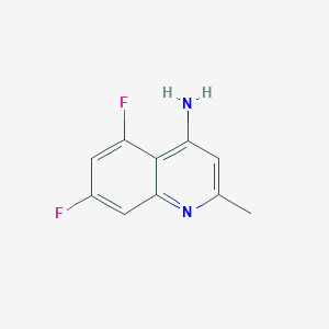 5,7-Difluoro-2-methylquinolin-4-amine