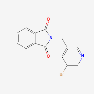 2-((5-Bromopyridin-3-yl)methyl)isoindoline-1,3-dione