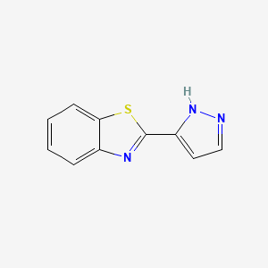 2-(1H-Pyrazol-5-yl)benzo[d]thiazole