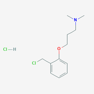 2-[3-(Dimethylamino)propoxy]benzyl chloride hydrochloride