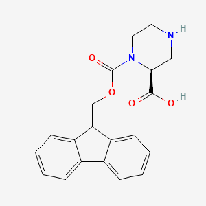 (S)-1-(((9H-Fluoren-9-yl)methoxy)carbonyl)piperazine-2-carboxylic acid