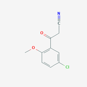 3-(5-Chloro-2-methoxyphenyl)-3-oxopropanenitrile