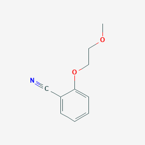 molecular formula C10H11NO2 B1613326 2-(2-Methoxyethoxy)benzonitrile CAS No. 540753-14-8