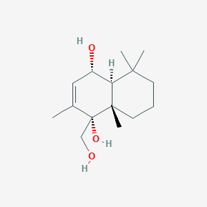 molecular formula C15H26O3 B161333 Albrassitriol CAS No. 110557-39-6