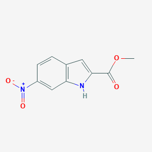 molecular formula C10H8N2O4 B161334 Methyl 6-nitro-1H-indole-2-carboxylate CAS No. 136818-66-1