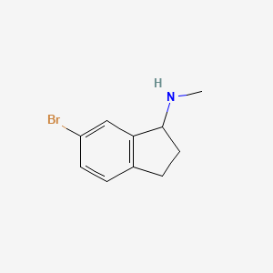 6-Bromo-N-methyl-2,3-dihydro-1H-inden-1-amine