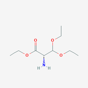 molecular formula C9H19NO4 B1613347 (S)-Ethyl 2-amino-3,3-diethoxypropanoate CAS No. 61040-21-9