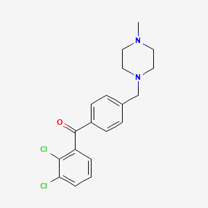 2,3-Dichloro-4'-(4-methylpiperazinomethyl) benzophenone