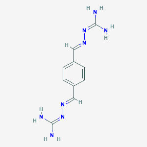 molecular formula C10H14N8 B161336 N,N-（4-二甲苯亚甲基）双氨基胍 CAS No. 1945-65-9
