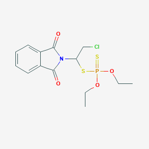 molecular formula C14-H17-Cl-N-O4-P-S2 B016134 Dialifos CAS No. 10311-84-9