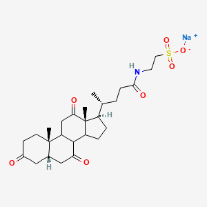 molecular formula C26H38NNaO7S B1613412 Sodium taurodehydrocholate CAS No. 57011-24-2