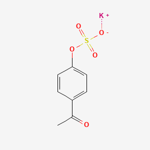 molecular formula C8H8KO5S B1613413 Potassium p-acetylphenyl sulphate CAS No. 38533-41-4