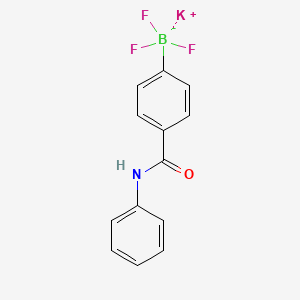 molecular formula C13H10BF3KNO B1613414 Potassium 4-(phenylaminocarbonyl)phenyltrifluoroborate CAS No. 912350-01-7