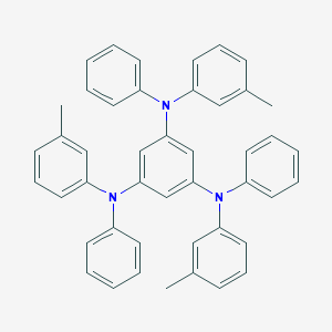 molecular formula C45H39N3 B161342 1,3,5-Tris[(3-methylphenyl)phenylamino]benzene CAS No. 138143-23-4