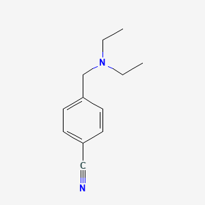 molecular formula C12H16N2 B1613424 4-[(Diethylamino)methyl]benzonitrile CAS No. 69293-74-9