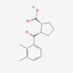cis-2-(2,3-Dimethylbenzoyl)cyclopentane-1-carboxylic acid