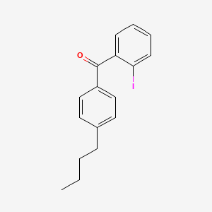 4-n-Butyl-2'-iodobenzophenone