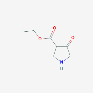 molecular formula C7H11NO3 B1613436 Ethyl 4-oxopyrrolidine-3-carboxylate CAS No. 412281-21-1