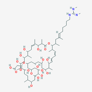 molecular formula C63H111N3O20 B161345 Malolactomycin A CAS No. 135667-47-9