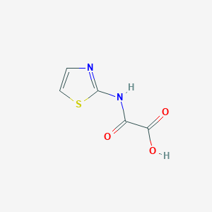 molecular formula C5H4N2O3S B1613453 Oxo(1,3-thiazol-2-ylamino)acetic acid CAS No. 6890-84-2