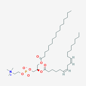 molecular formula C42H80NO8P B161346 1-hexadecanoyl-2-(6Z,9Z-octadecadienoyl)-sn-glycero-3-phosphocholine CAS No. 130614-06-1