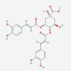 molecular formula C26H26O12 B161347 4,5-Di-O-caffeoylquinic acid methyl ester CAS No. 188742-80-5