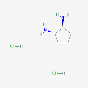 molecular formula C5H14Cl2N2 B1613470 (1S,2S)-trans-1,2-Cyclopentanediamine dihydrochloride CAS No. 477873-22-6