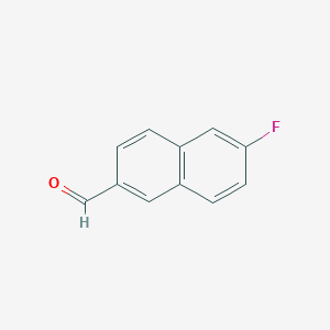 molecular formula C11H7FO B1613478 6-Fluoro-2-naphthaldehyde CAS No. 721968-77-0