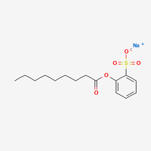 B1613486 Sodium 2-(nonanoyloxy)benzenesulfonate CAS No. 91125-43-8
