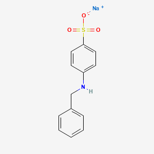 molecular formula C13H12NNaO3S B1613488 Sodium N-benzylsulphanilate CAS No. 32339-03-0