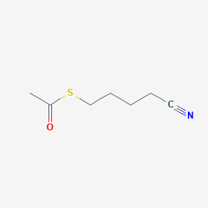 molecular formula C7H11NOS B1613491 S-(4-Cyanobutyl)thioacetate CAS No. 252949-42-1