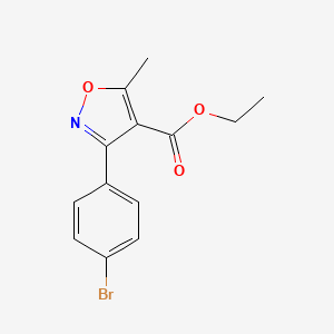 Ethyl 3-(4-bromophenyl)-5-methylisoxazole-4-carboxylate