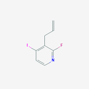 molecular formula C8H7FIN B1613532 3-Allyl-2-fluoro-4-iodopyridine CAS No. 340268-75-9