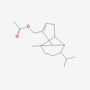 molecular formula C17H26O2 B161354 Ylangenyl acetate CAS No. 90039-63-7
