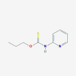molecular formula C9H12N2OS B161355 O-Propyl 2-pyridinylcarbamothioate CAS No. 129196-41-4
