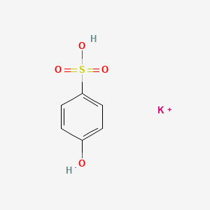 molecular formula C6H5KO4S B1613572 Potassium;4-hydroxybenzenesulfonic acid CAS No. 30145-40-5