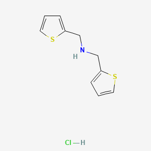 molecular formula C10H12ClNS2 B1613592 Di-2-thenylamine hydrochloride CAS No. 336624-10-3