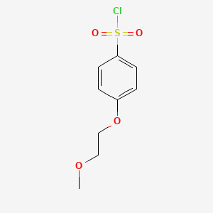 molecular formula C9H11ClO4S B1613597 4-(2-Methoxyethoxy)benzenesulfonyl chloride CAS No. 204072-53-7