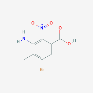 2-Nitro-3-amino-4-methyl-5-bromobenzoic acid
